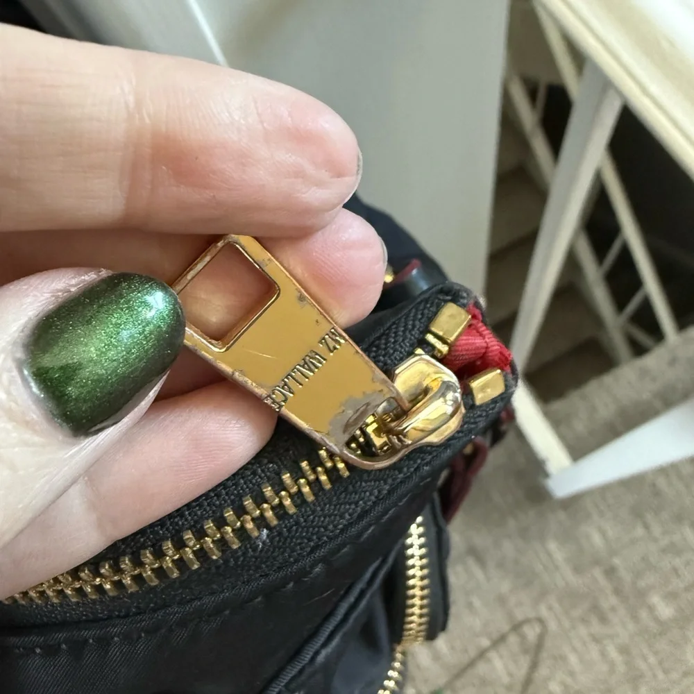 Stylish Black MZ Wallace bag nylon leather - Picture 9 of 11